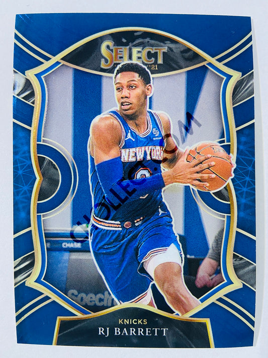 RJ Barrett - New York Knicks 2020-21 Panini Select Concourse Blue Retail #40