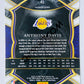 Anthony Davis - Los Angeles Lakers 2020-21 Panini Select Concourse Blue Retail #45