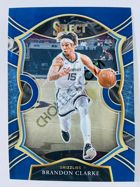 Brandon Clarke - Memphis Grizzlies 2020-21 Panini Select Concourse Blue Retail #55