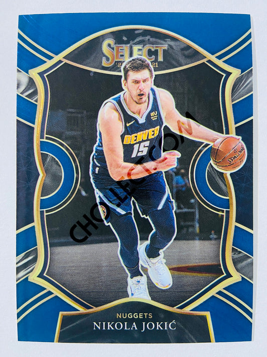 Nikola Jokic - Denver Nuggets 2020-21 Panini Select Concourse Blue Retail #58