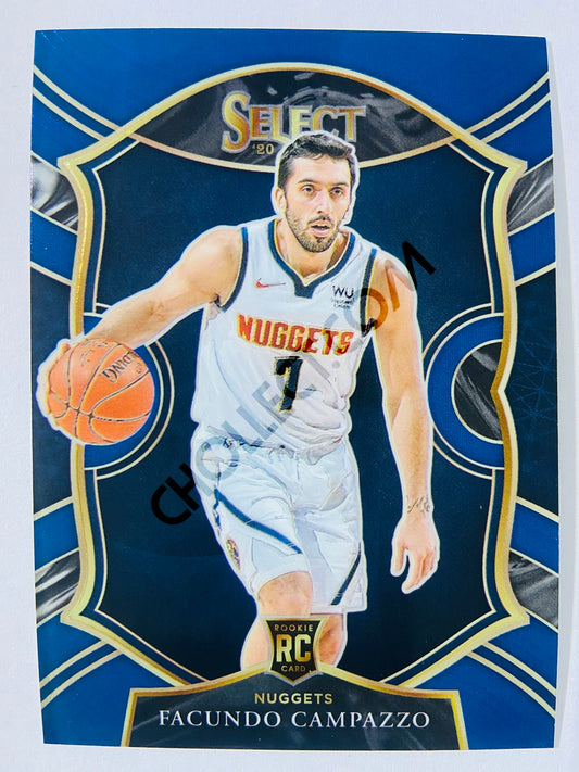 Facundo Campazzo - Denver Nuggets 2020-21 Panini Select Concourse Blue Retail RC Rookie #97