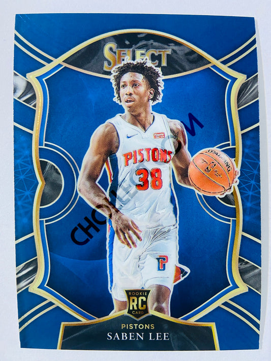 Saben Lee - Detroit Pistons 2020-21 Panini Select Concourse Blue Retail RC Rookie #97