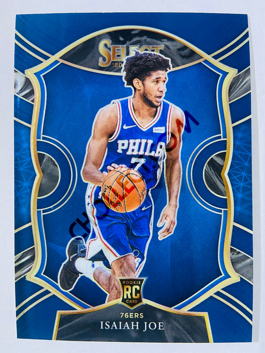 Isaiah Joe - Philadelphia 76ers 2020-21 Panini Select Concourse Blue Retail RC Rookie #99