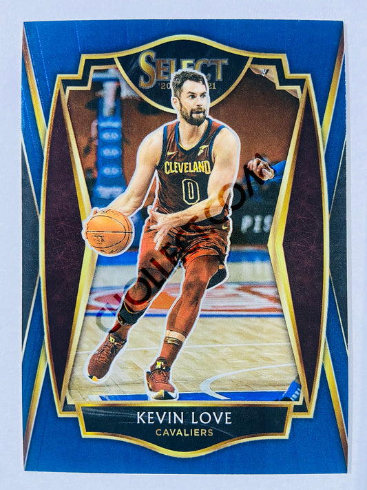 Kevin Love - Cleveland Cavaliers 2020-21 Panini Select Premier Blue Retaill #104