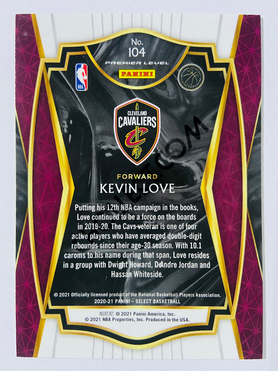 Kevin Love - Cleveland Cavaliers 2020-21 Panini Select Premier Blue Retaill #104