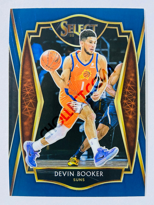 Devin Booker - Phoenix Suns 2020-21 Panini Select Premier Blue Retail #121