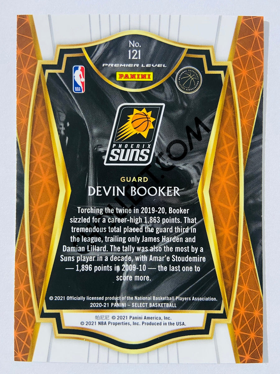 Devin Booker - Phoenix Suns 2020-21 Panini Select Premier Blue Retail #121