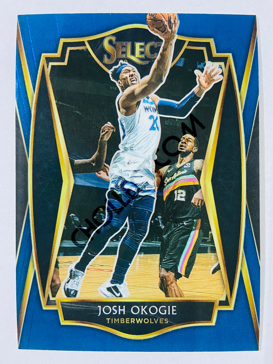Josh Okogie - Minnesota Timberwolves 2020-21 Panini Select Premier Blue Retail #144