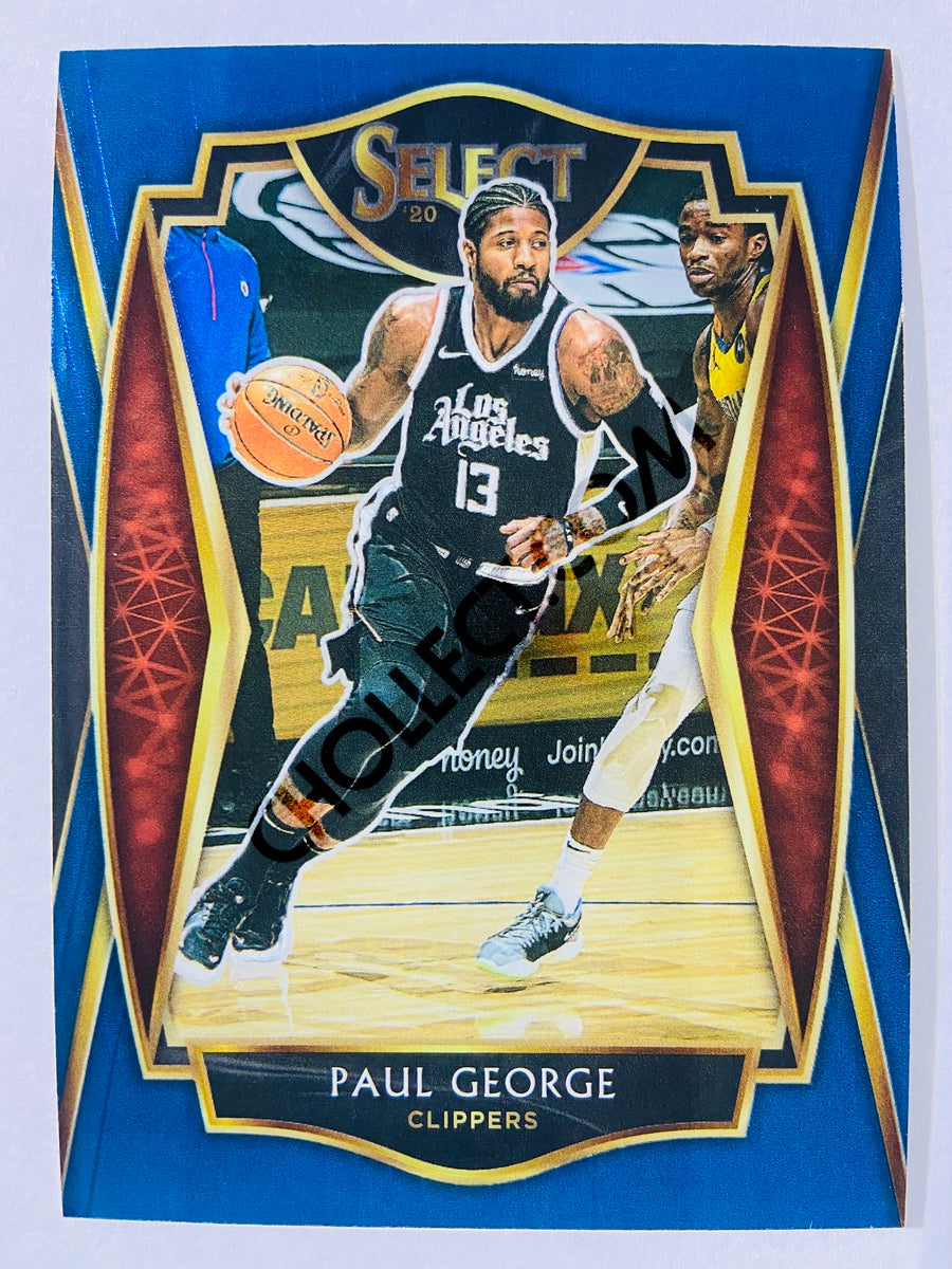 Paul George - Los Angeles Clippers 2020-21 Panini Select Premier Blue Retail #156