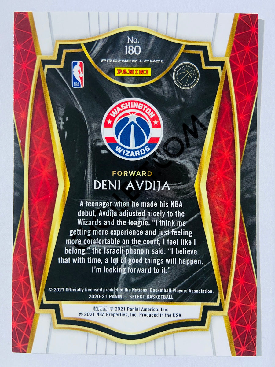 Deni Avdija - Washington Wizards 2020-21 Panini Select Premier Blue Retail RC Rookie #180