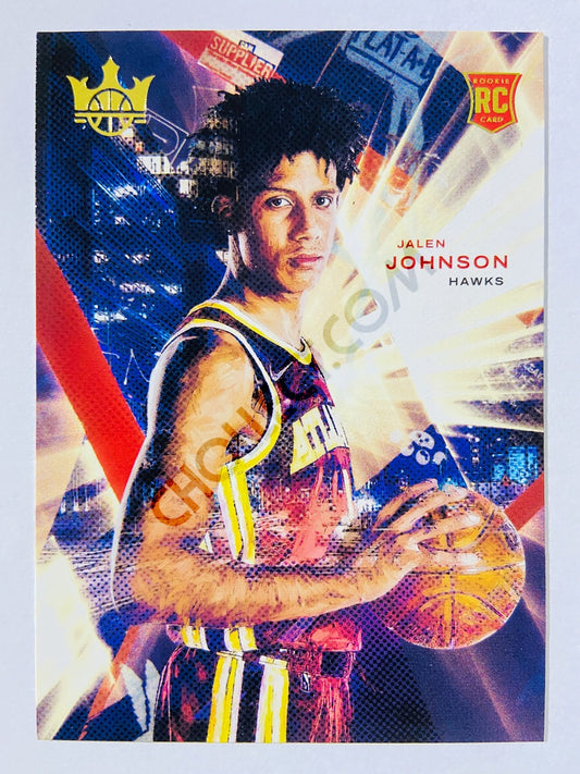 Jalen Johnson - Atlanta Hawks 2021-22 Panini Court Kings RC Rookie I #85