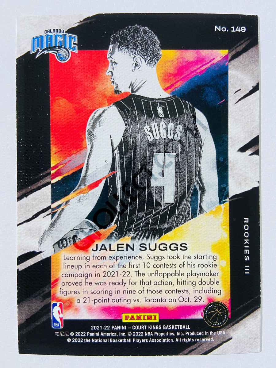 Jalen Suggs - Orlando Magic 2021-22 Panini Court Kings RC Rookie III #149