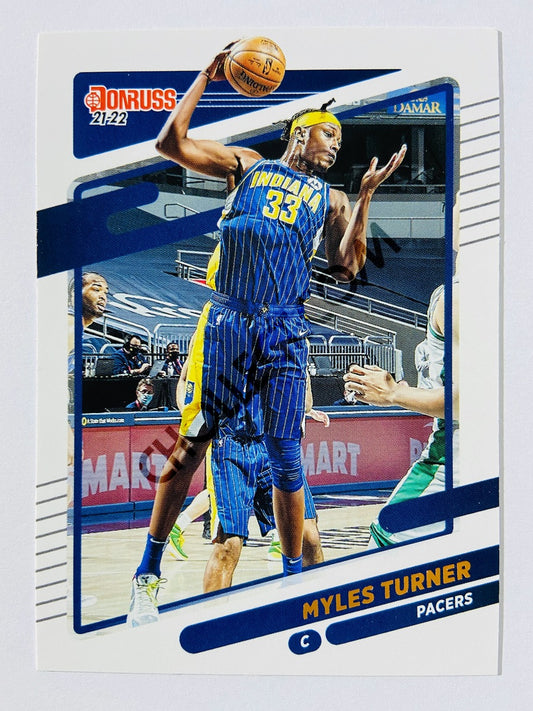 Myles Turner – Indiana Pacers 2021-22 Panini Donruss #34