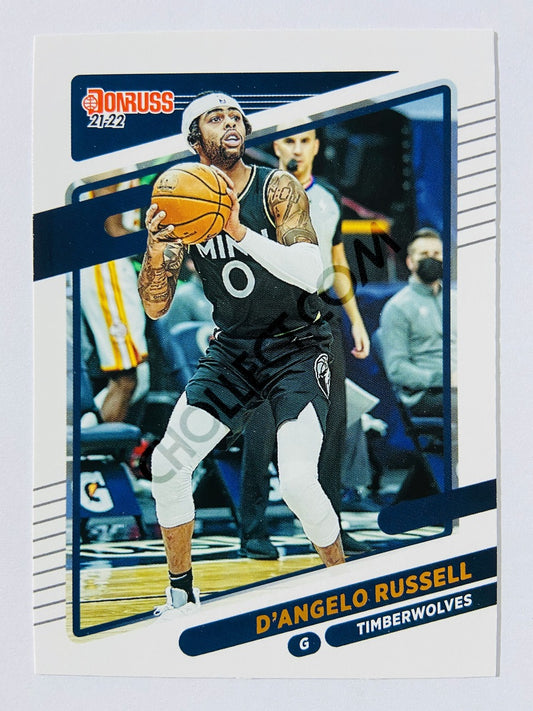 D'Angelo Russell – Minnesota Timberwolves 2021-22 Panini Donruss #82