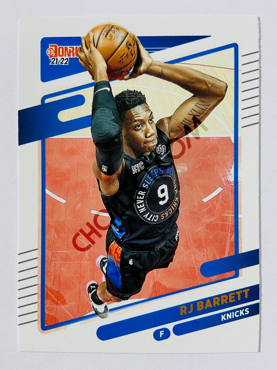 RJ Barrett – New York Knicks 2021-22 Panini Donruss #83