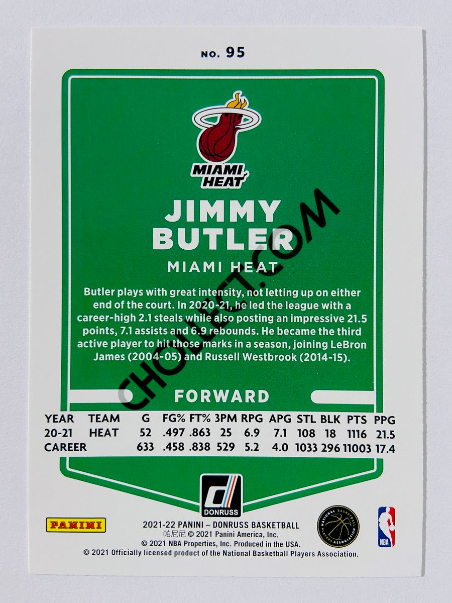 Jimmy Butler – Miami Heat 2021-22 Panini Donruss #95