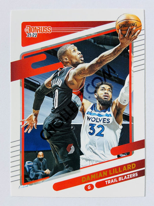 Damian Lillard – Portland Trail Blazers 2021-22 Panini Donruss #96