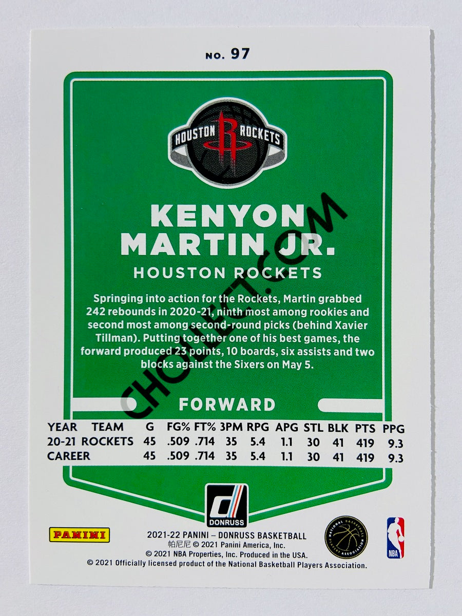 Kenyon Martin Jr. - Houston Rockets 2021-22 Panini Donruss #97