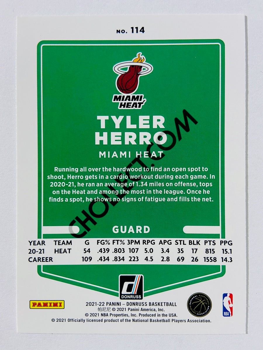Tyler Herro – Miami Heat 2021-22 Panini Donruss #114