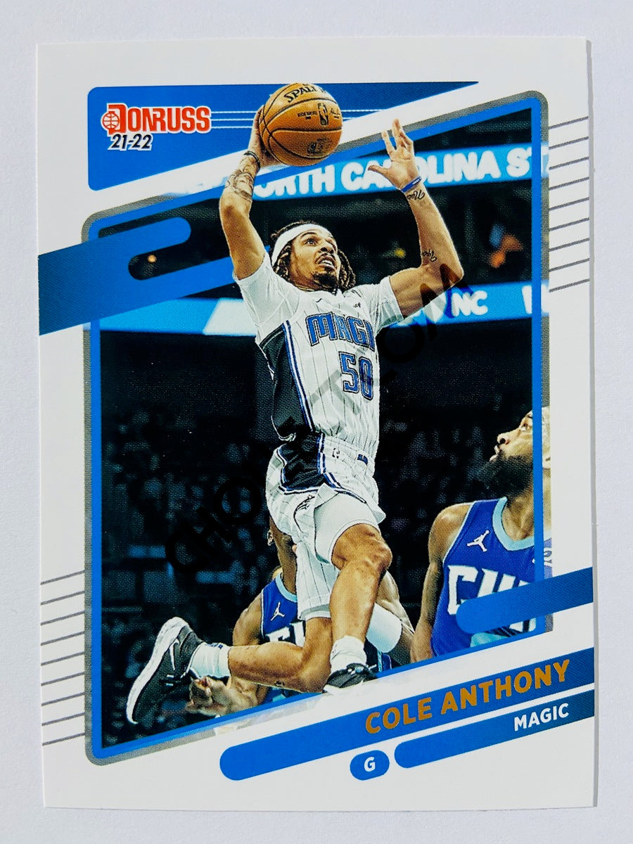 Cole Anthony – Orlando Magic 2021-22 Panini Donruss #160