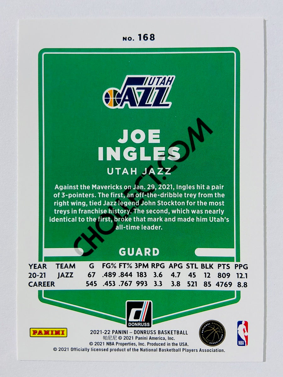 Joe Ingles – Utah Jazz 2021-22 Panini Donruss #168