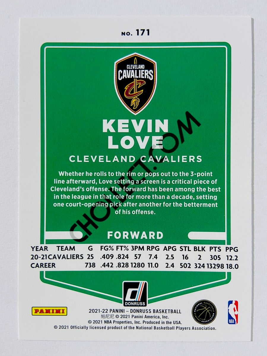 Kevin Love – Cleveland Cavaliers 2021-22 Panini Donruss #171