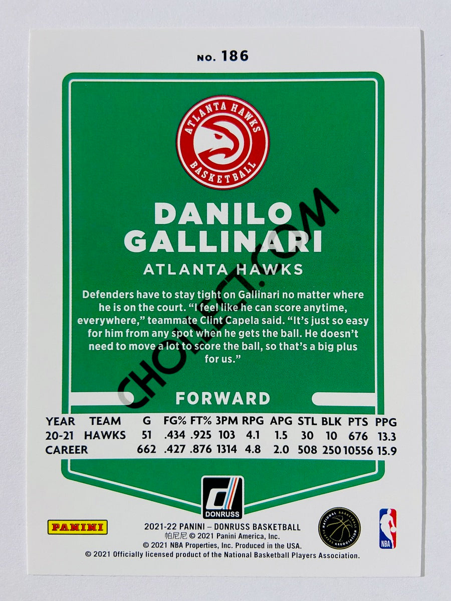 Danilo Gallinari – Atlanta Hawks 2021-22 Panini Donruss #186
