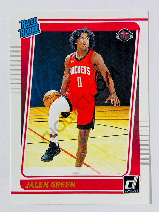 Jalen Green – Houston Rockets 2021-22 Panini Donruss Rated Rookie #209