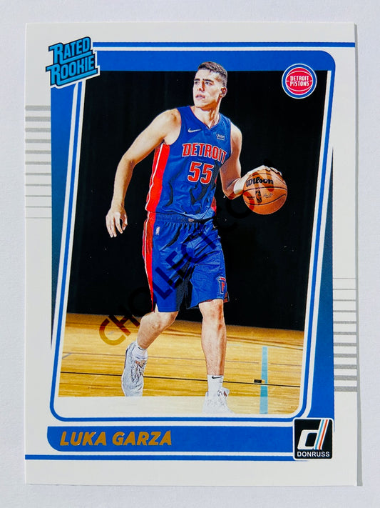 Luka Garza – Detroit Pistons 2021-22 Panini Donruss Rated Rookie #214