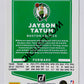 Jayson Tatum – Boston Celtics 2021-22 Panini Donruss Orange Laser Parallel #60