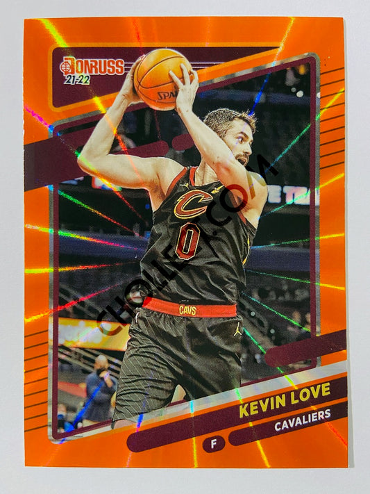 Kevin Love – Cleveland Cavaliers 2021-22 Panini Donruss Orange Laser Parallel #171