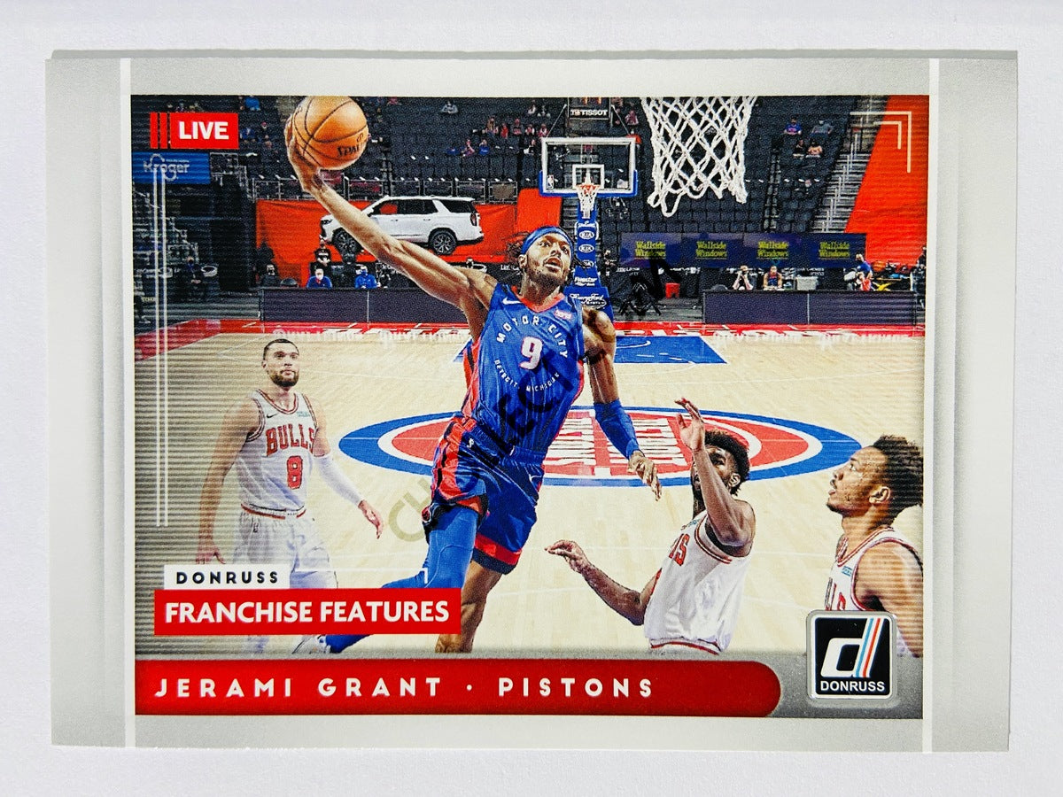 Jerami Grant – Detroit Pistons 2021-22 Panini Donruss Franchise Features #13