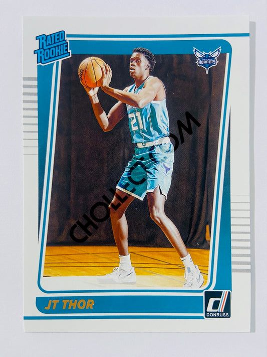 JT Thor – Charlotte Hornets 2021-22 Panini Donruss Rated Rookie #222