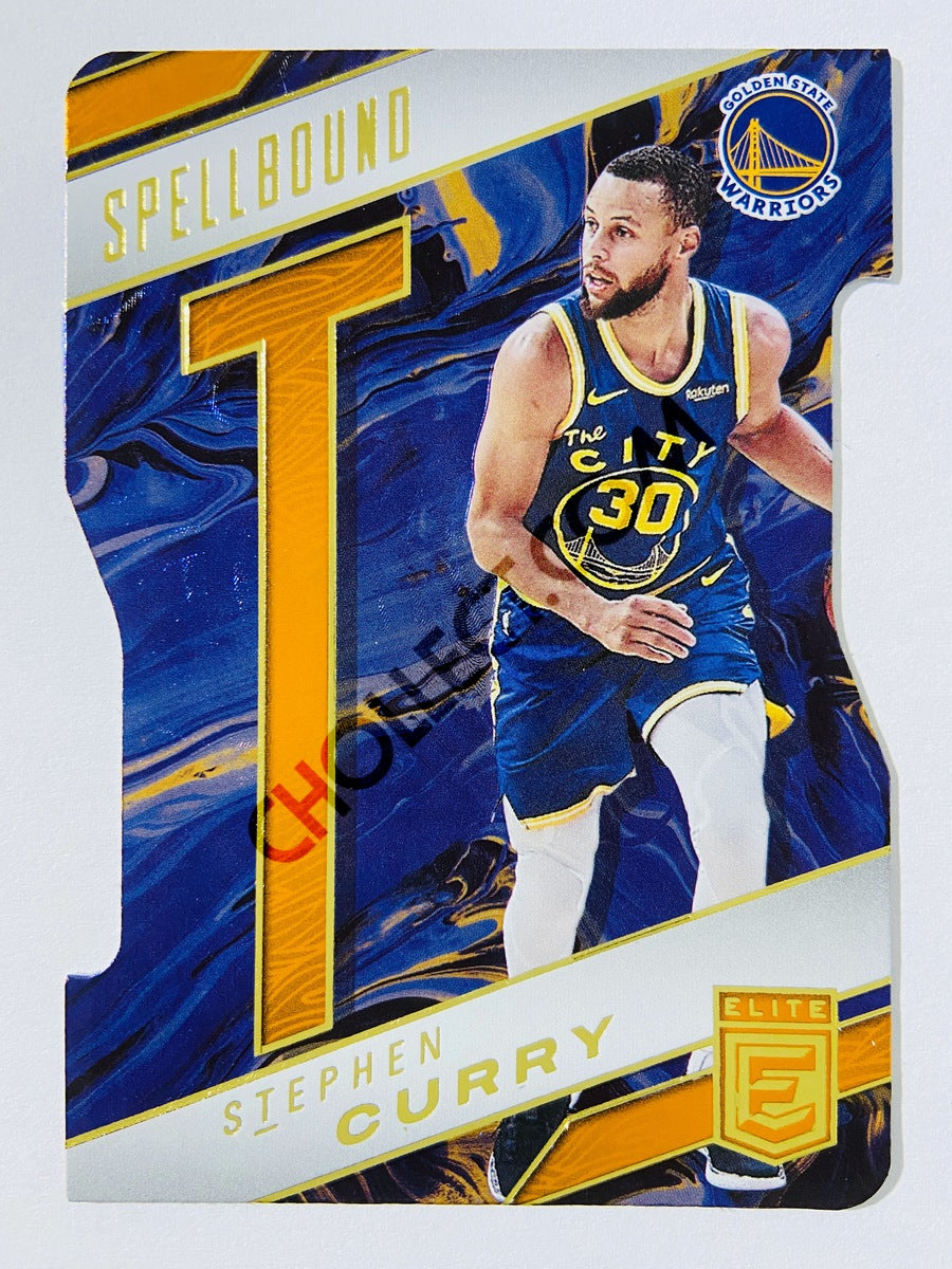 Stephen Curry - Golden State Warriors 2021-22 Panini Donruss Elite Spellbound Die-Cut #21