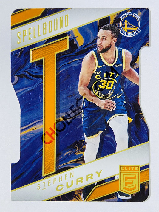 Stephen Curry - Golden State Warriors 2021-22 Panini Donruss Elite Spellbound Die-Cut #21