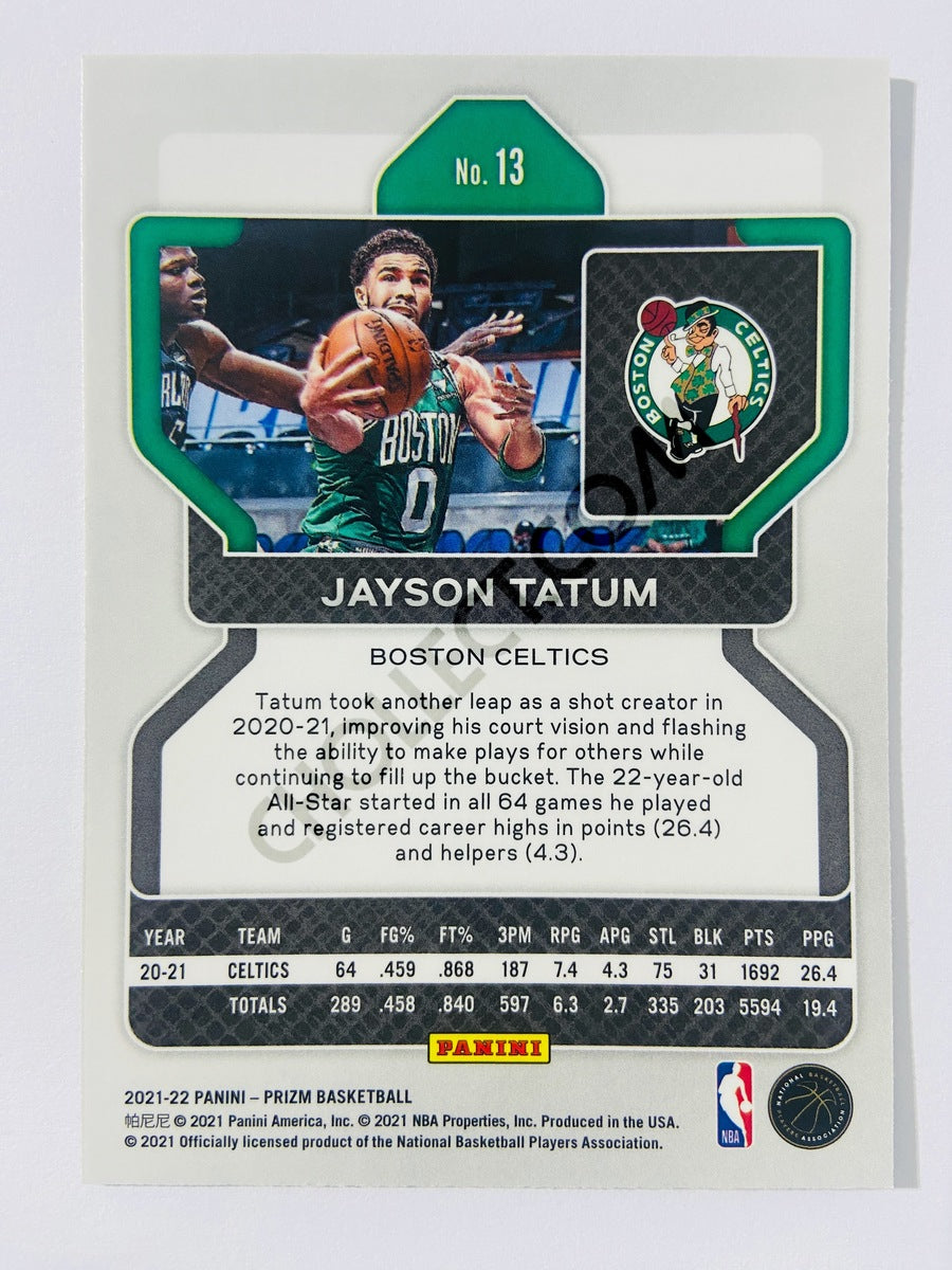 Jayson Tatum – Boston Celtics 2021-22 Panini Prizm #13