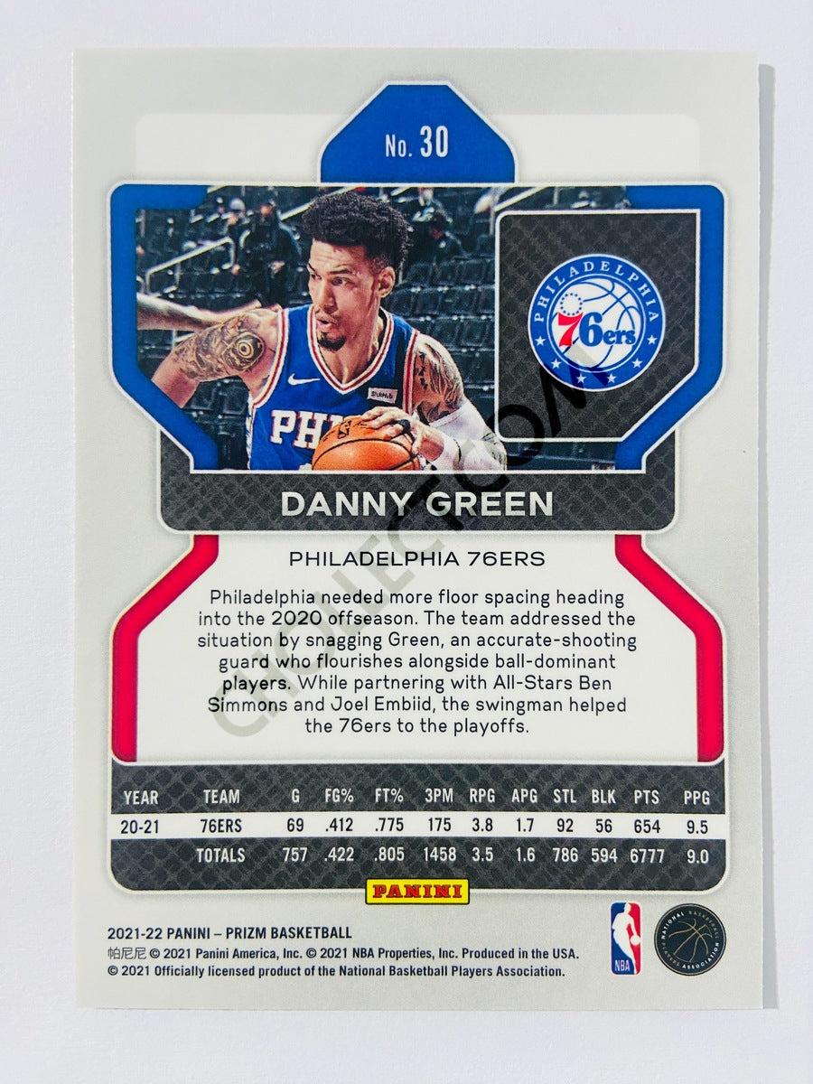 Danny Green – Philadelphia 76ers 2021-22 Panini Prizm #30