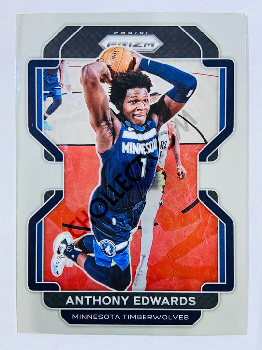 Anthony Edwards - Minnesota Timberwolves 2021-22 Panini Prizm #37