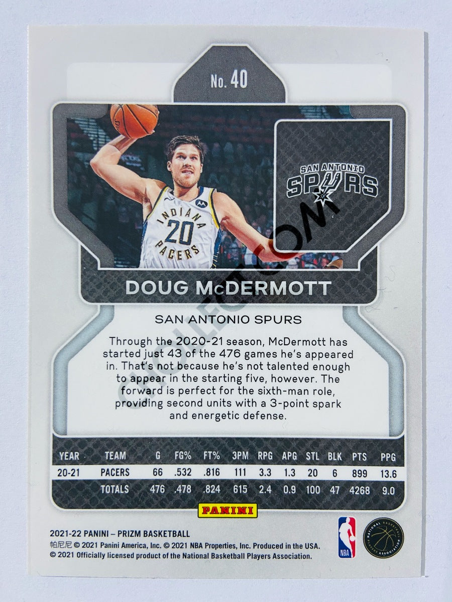 Doug McDermott - San Antonio Spurs 2021-22 Panini Prizm #40