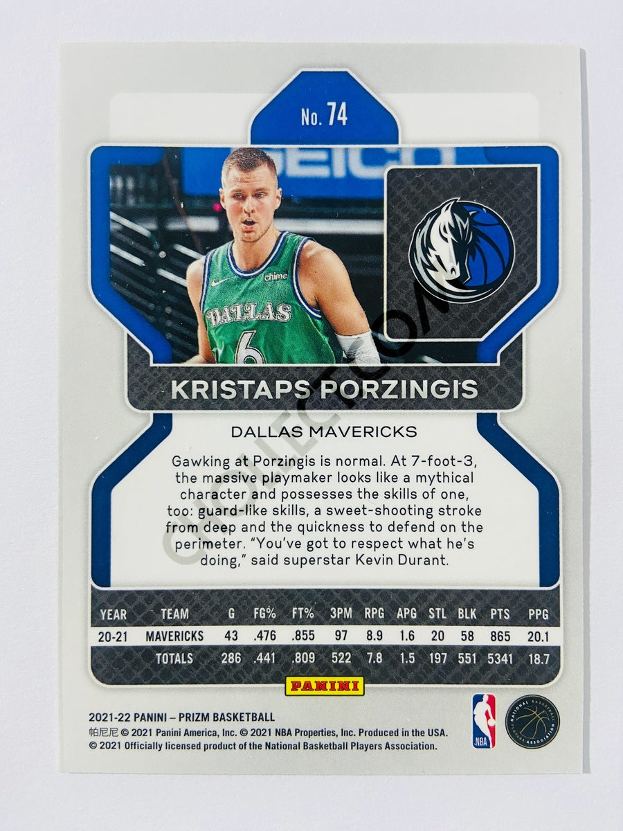 Kristaps Porzingis – Dallas Mavericks 2021-22 Panini Prizm #74