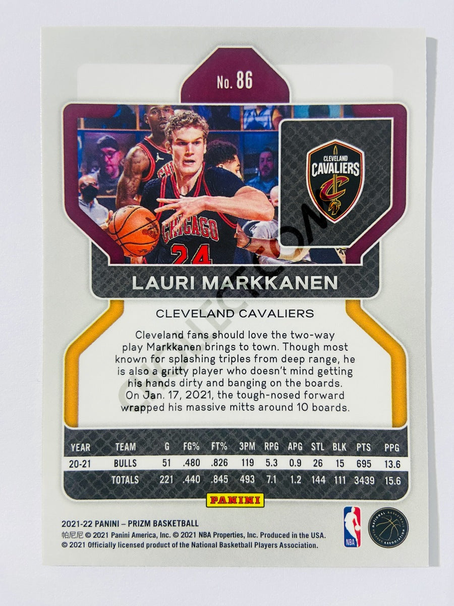 Lauri Markkanen – Cleveland Cavaliers 2021-22 Panini Prizm #86