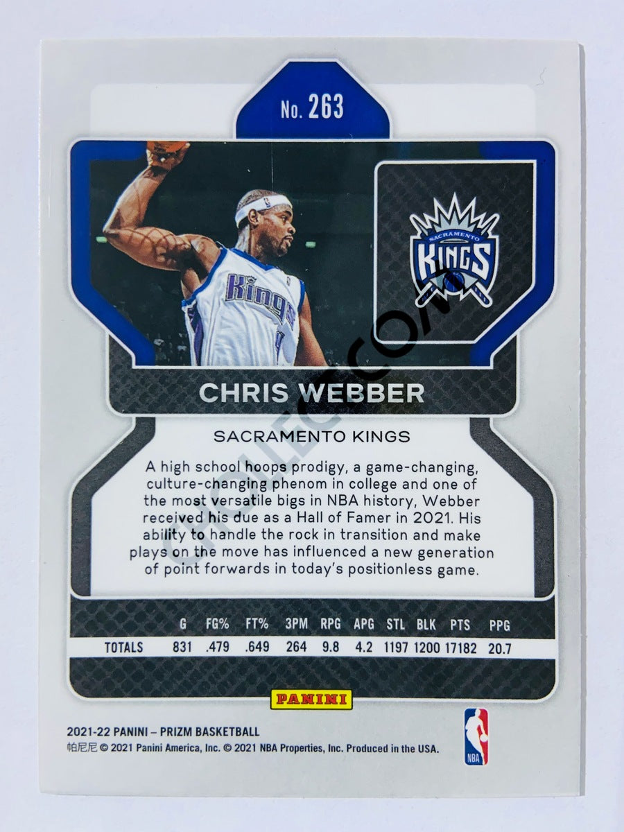 Chris Webber - Sacramento Kings 2021-22 Panini Prizm #263