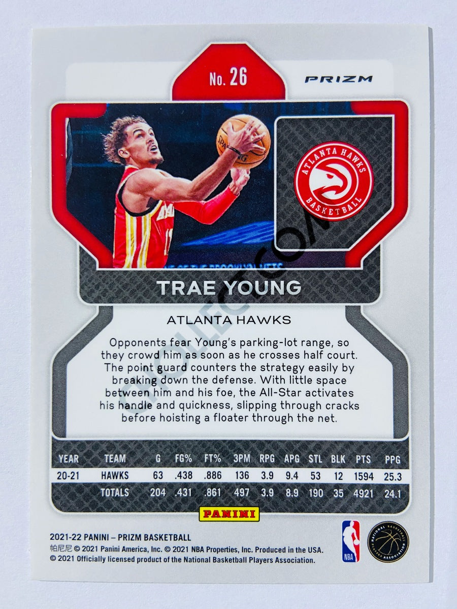Trae Young - Atlanta Hawks 2021-22 Panini Prizm Ice Parallel #26