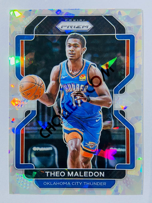 Theo Maledon - Oklahoma City Thunder 2021-22 Panini Prizm Ice Parallel #179