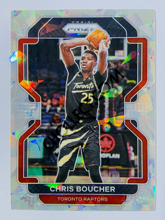 Chris Boucher - Toronto Raptors 2021-22 Panini Prizm Ice Parallel #182