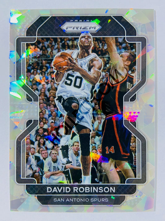 David Robinson - San Antonio Spurs 2021-22 Panini Prizm Ice Parallel #242