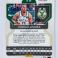 Jordan Nwora - Milwaukee Bucks 2021-22 Panini Prizm Purple Wave Parallel #80