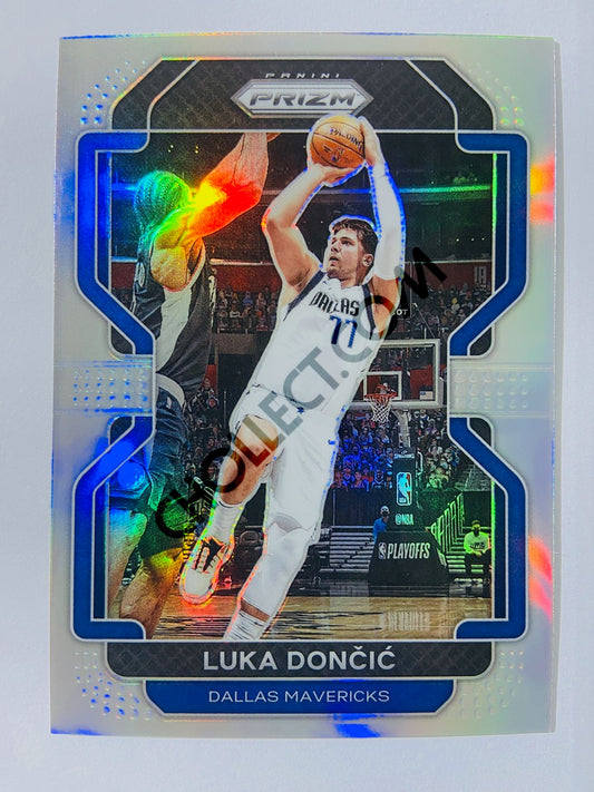 Luka Doncic – Dallas Mavericks 2021-22 Panini Prizm Silver Prizm Parallel #223