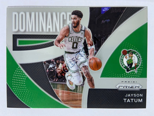 Jayson Tatum - Boston Celtics 2021-22 Panini Prizm Dominance Insert #5