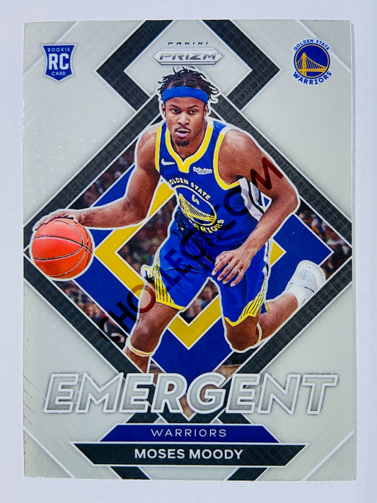 Moses Moody - Golden State Warriors 2021-22 Panini Prizm Emergent Insert RC Rookie #16